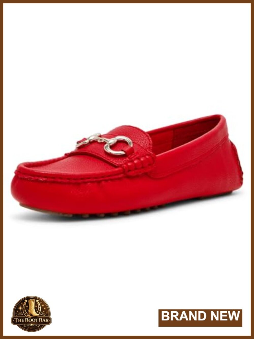 Anne Klein Chrystie Leather Driving Loafer Pull-On Cushioned Tassel